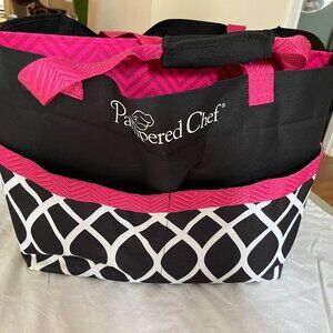 Pampered Chef Consultants Tote Set- with Large Tote,Tablecloth, Money Pouch, Bag